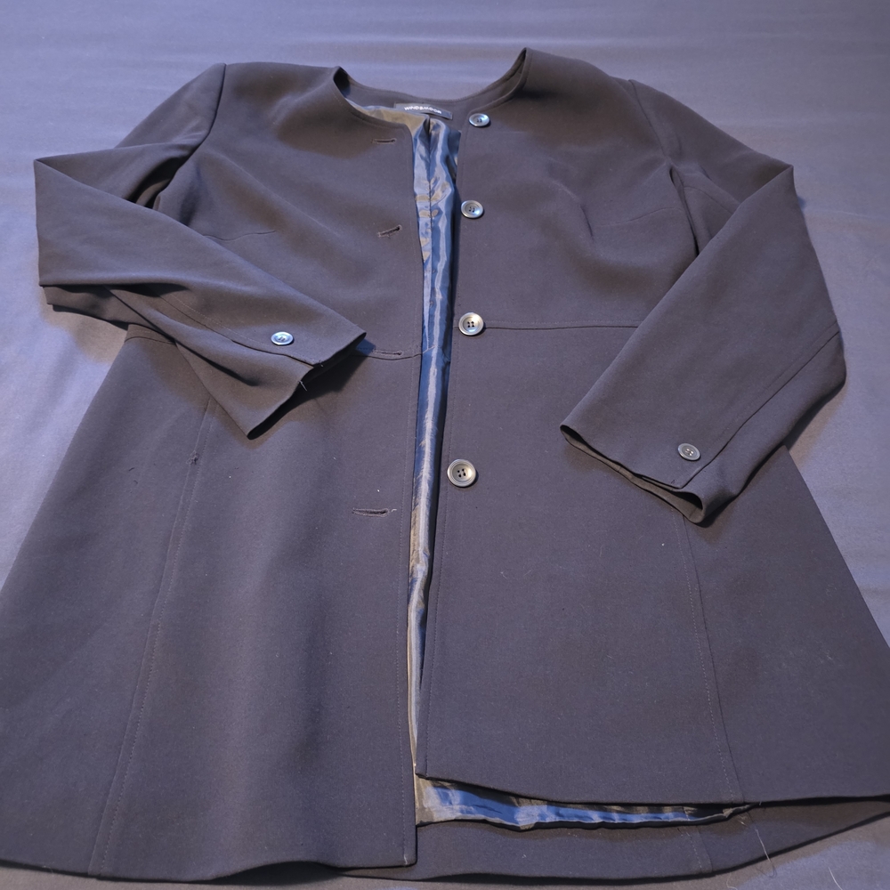 4/$67 Deal! Windsmoor Womens Navy Dress Coat